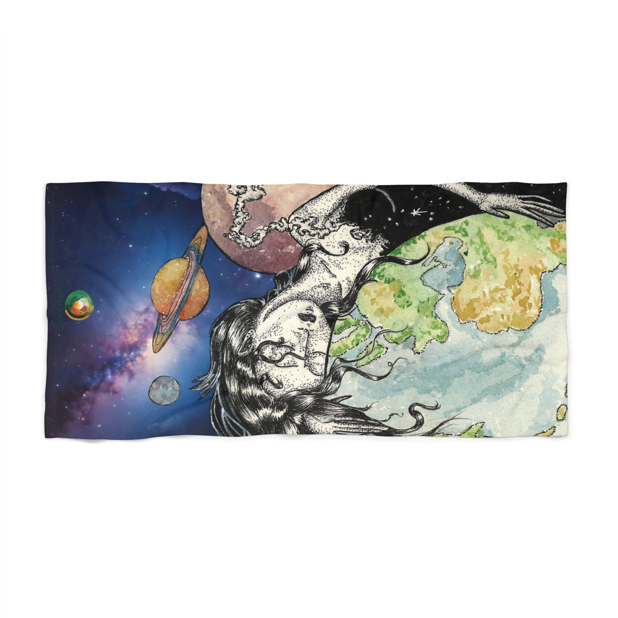 MOTHER EARTH Beach Towel